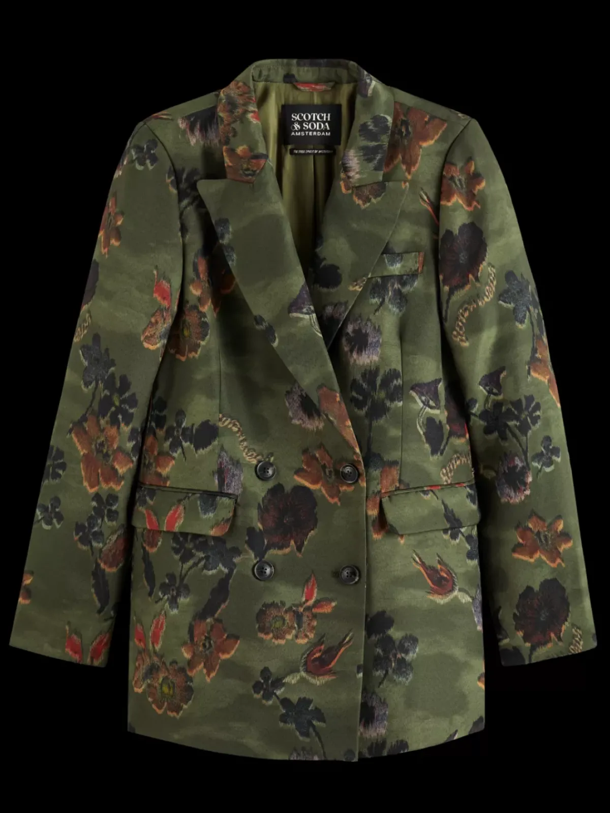 Sale Poetry tapestry double breasted blazer Women Blazers