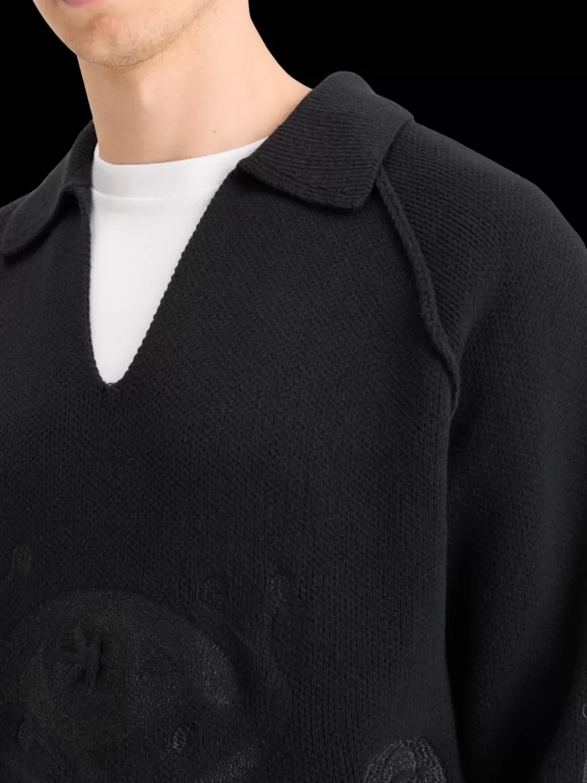 Sale POLO LONG SLEEVES DROPPED SHOULDER SWEATER Knitwear