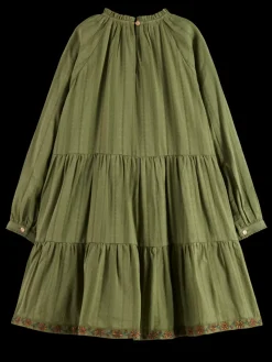 Clearance PRETTY COTTON EASY DRESS WITH LUREX DETAILS Kids Dresses & Jumpsuits