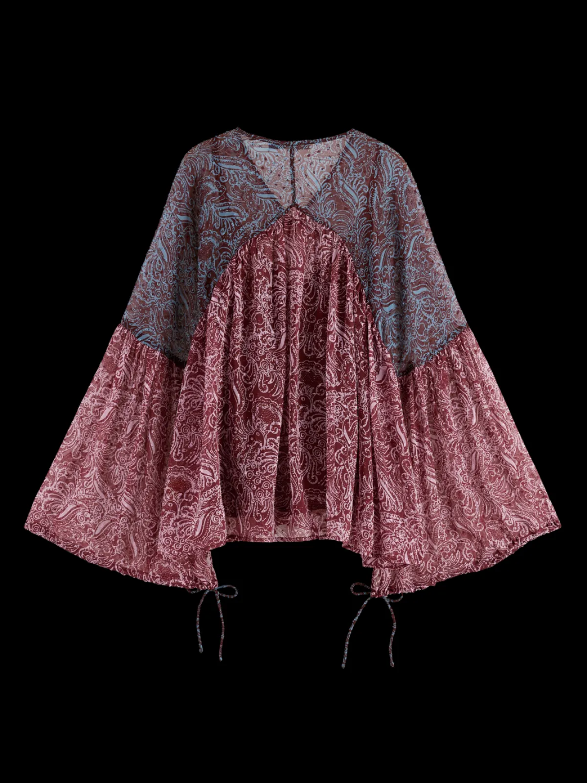Discount Printed Fil Coupe Top Women Blouses & Shirts