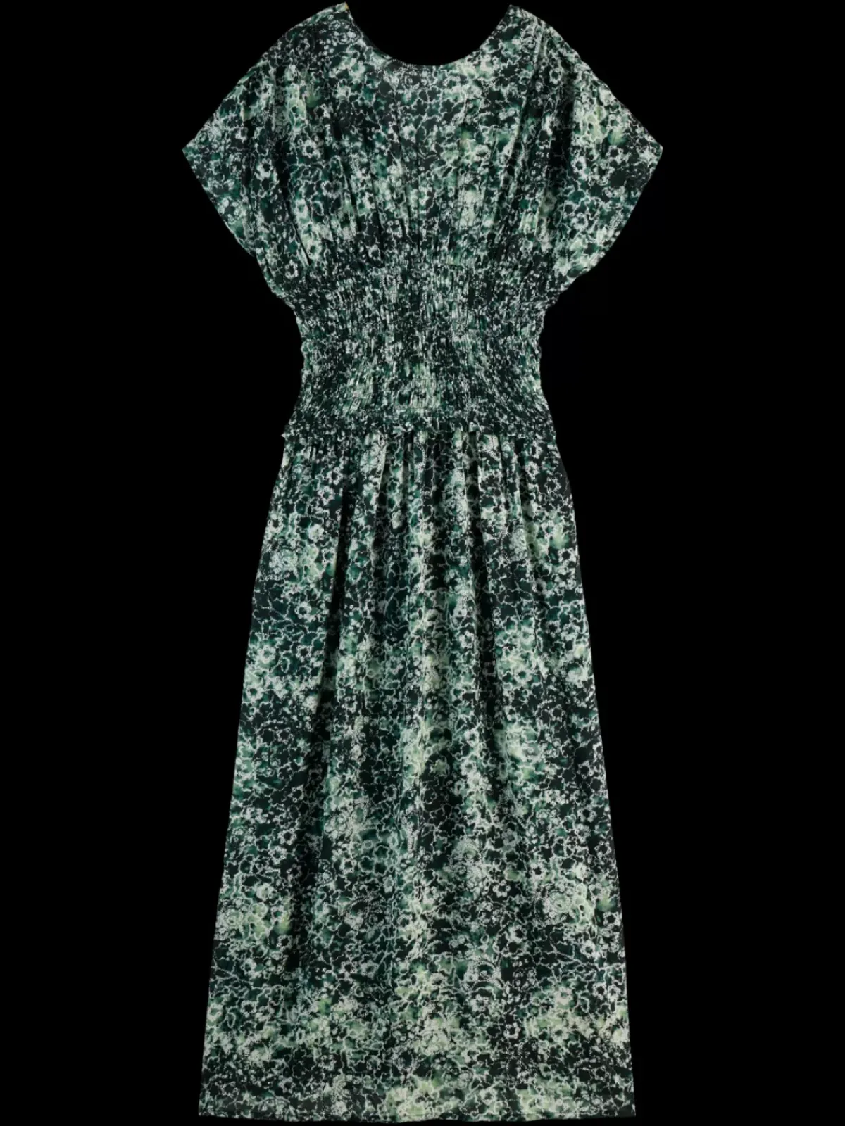 Best PRINTED MODAL SMOCK WAIST MAXI DRESS Women Dresses & Jumpsuits