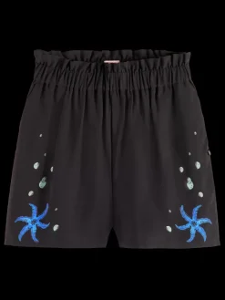 Outlet PRINTED PULL ON SHORTS Women Skirts & Shorts