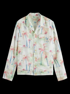 Best Printed tencel-hemp blouson Jackets & Coats
