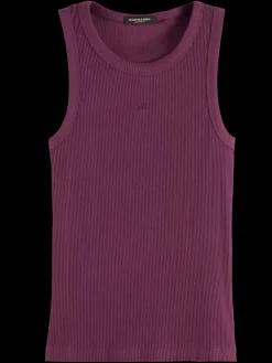Discount RACER RIB TANK Women Tops & T-shirts
