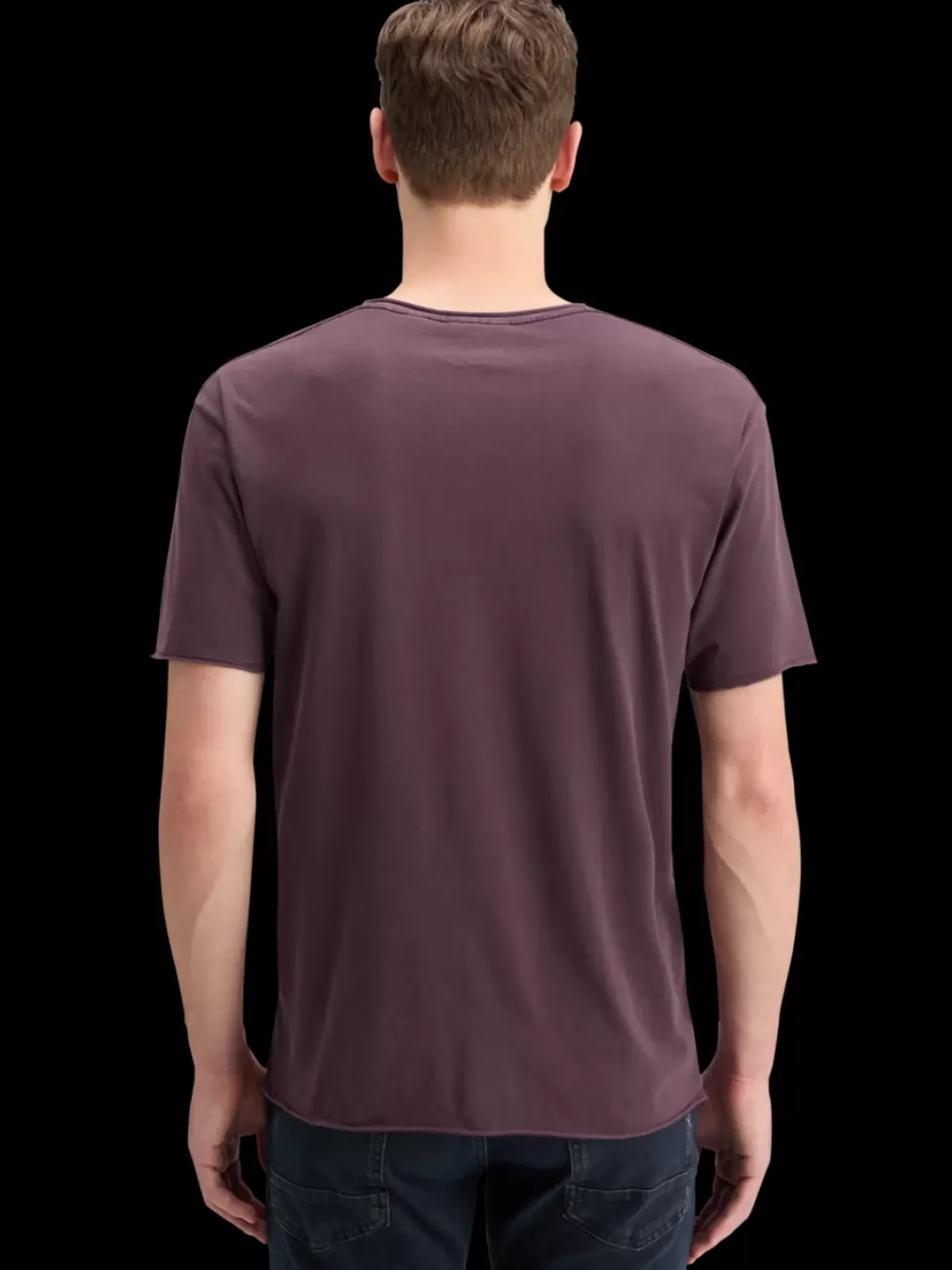 Hot RAW EDGE GARMENT DYE T-SHIRT T-shirts & Polo Shirts