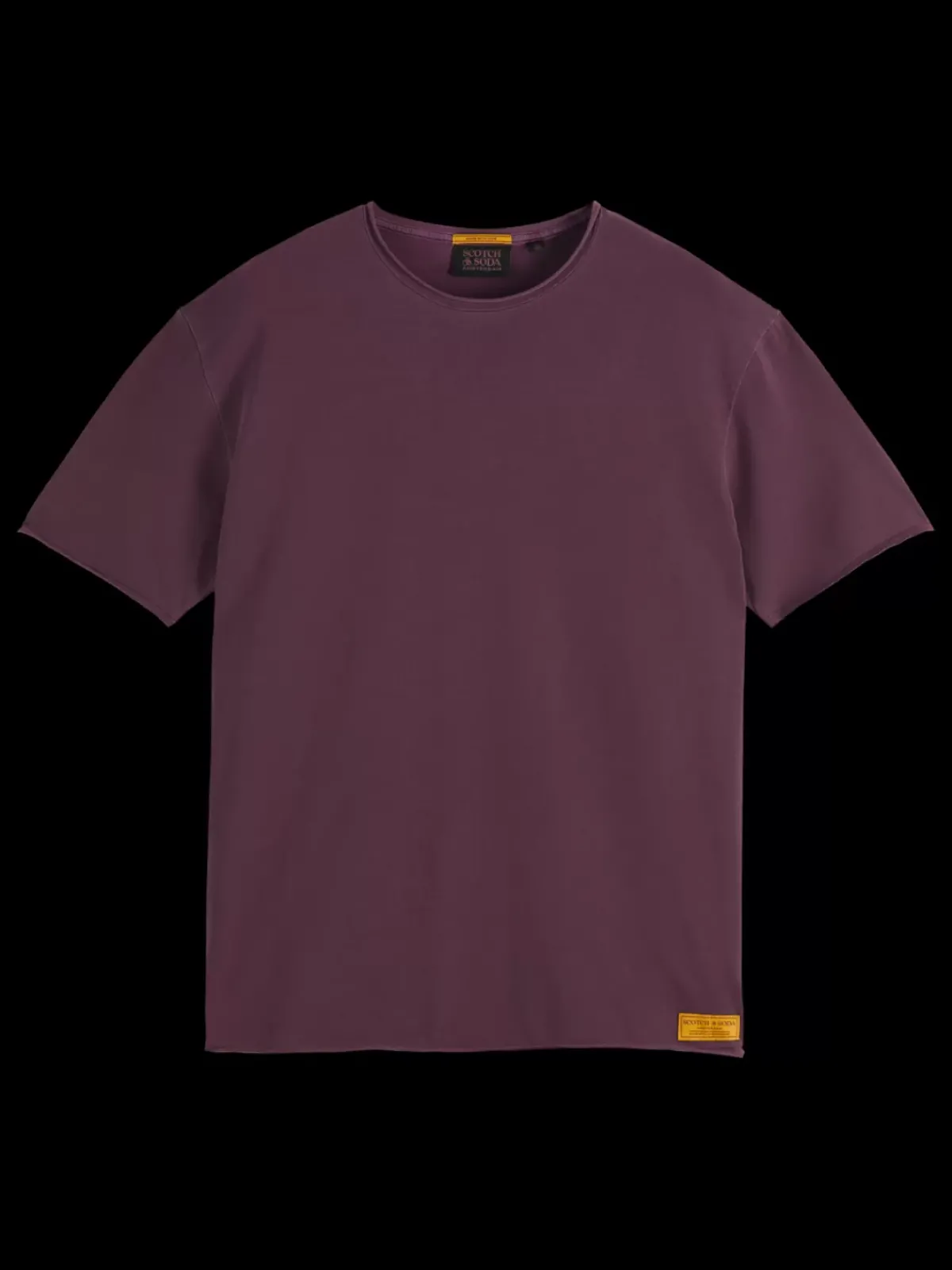 Hot RAW EDGE GARMENT DYE T-SHIRT T-shirts & Polo Shirts