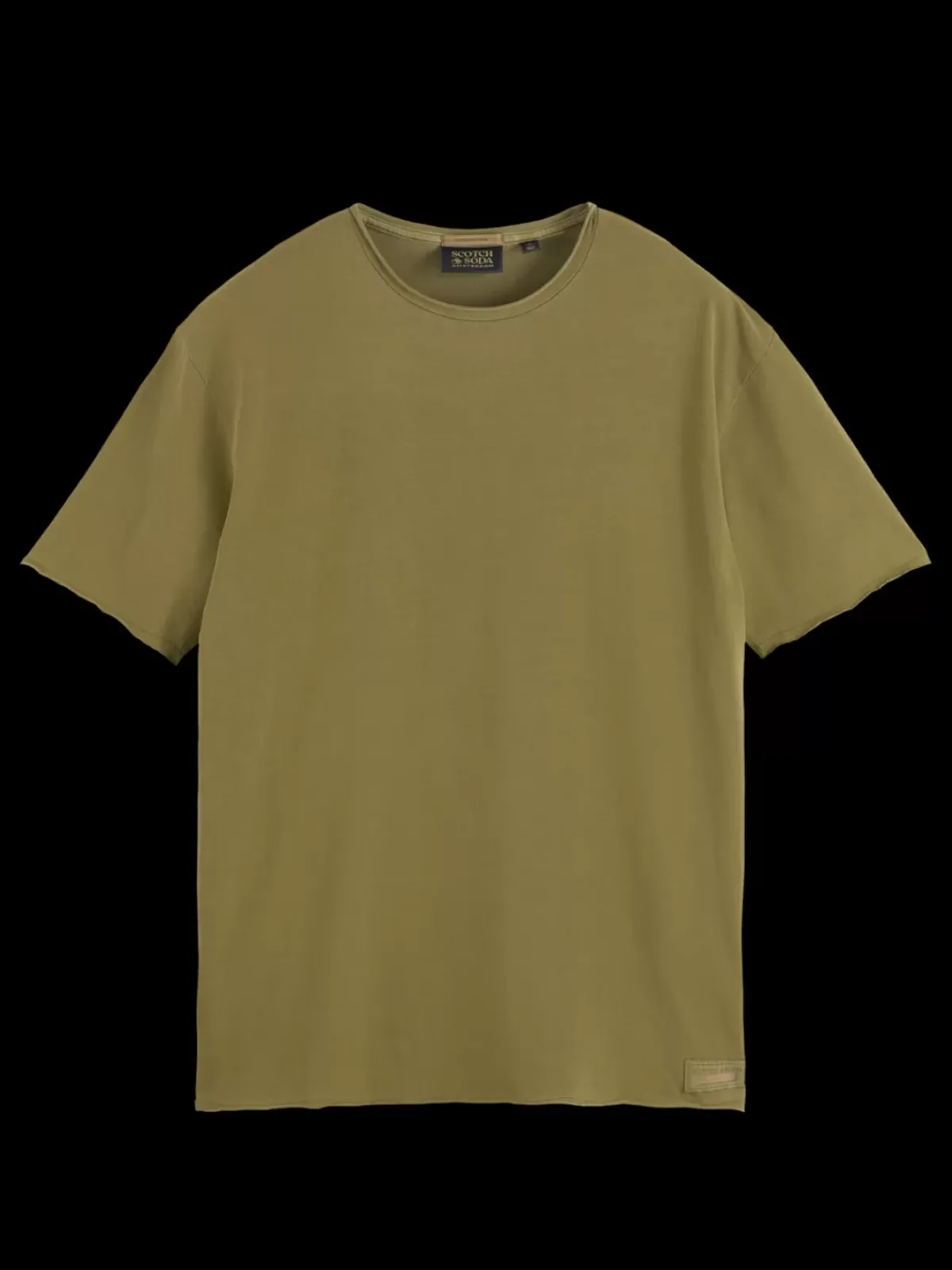 Hot RAW EDGE GARMENT DYE T-SHIRT T-shirts & Polo Shirts