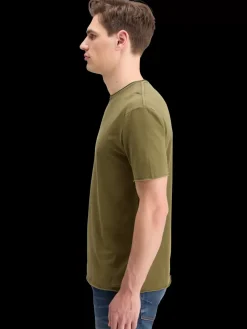Hot RAW EDGE GARMENT DYE T-SHIRT T-shirts & Polo Shirts