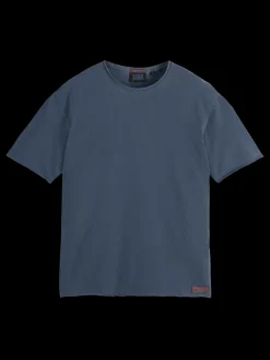 Hot RAW EDGE GARMENT DYE T-SHIRT T-shirts & Polo Shirts