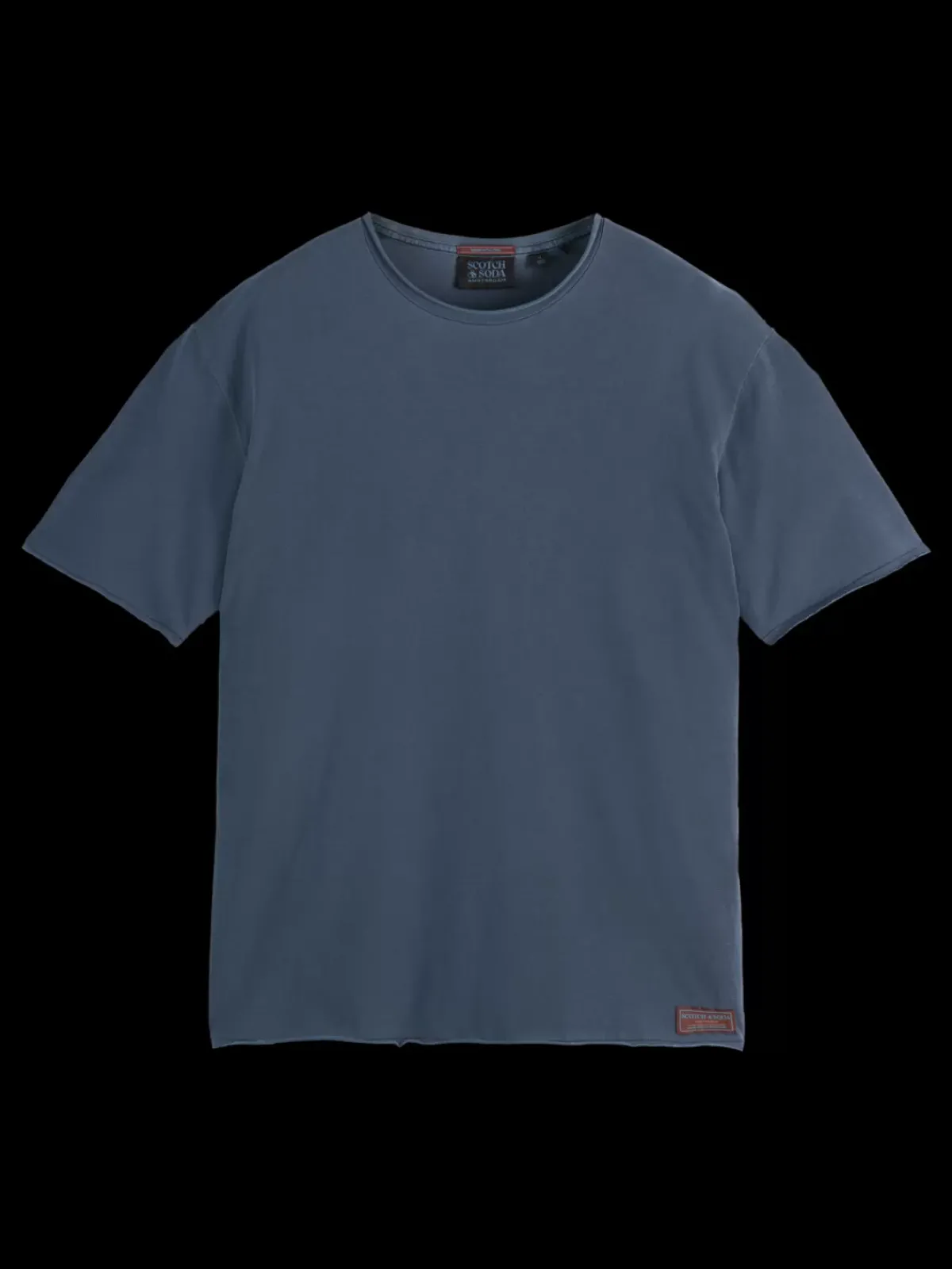 Hot RAW EDGE GARMENT DYE T-SHIRT T-shirts & Polo Shirts