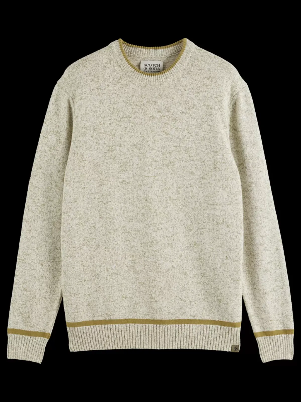 Outlet Regular crew neck cotton blend Knitwear