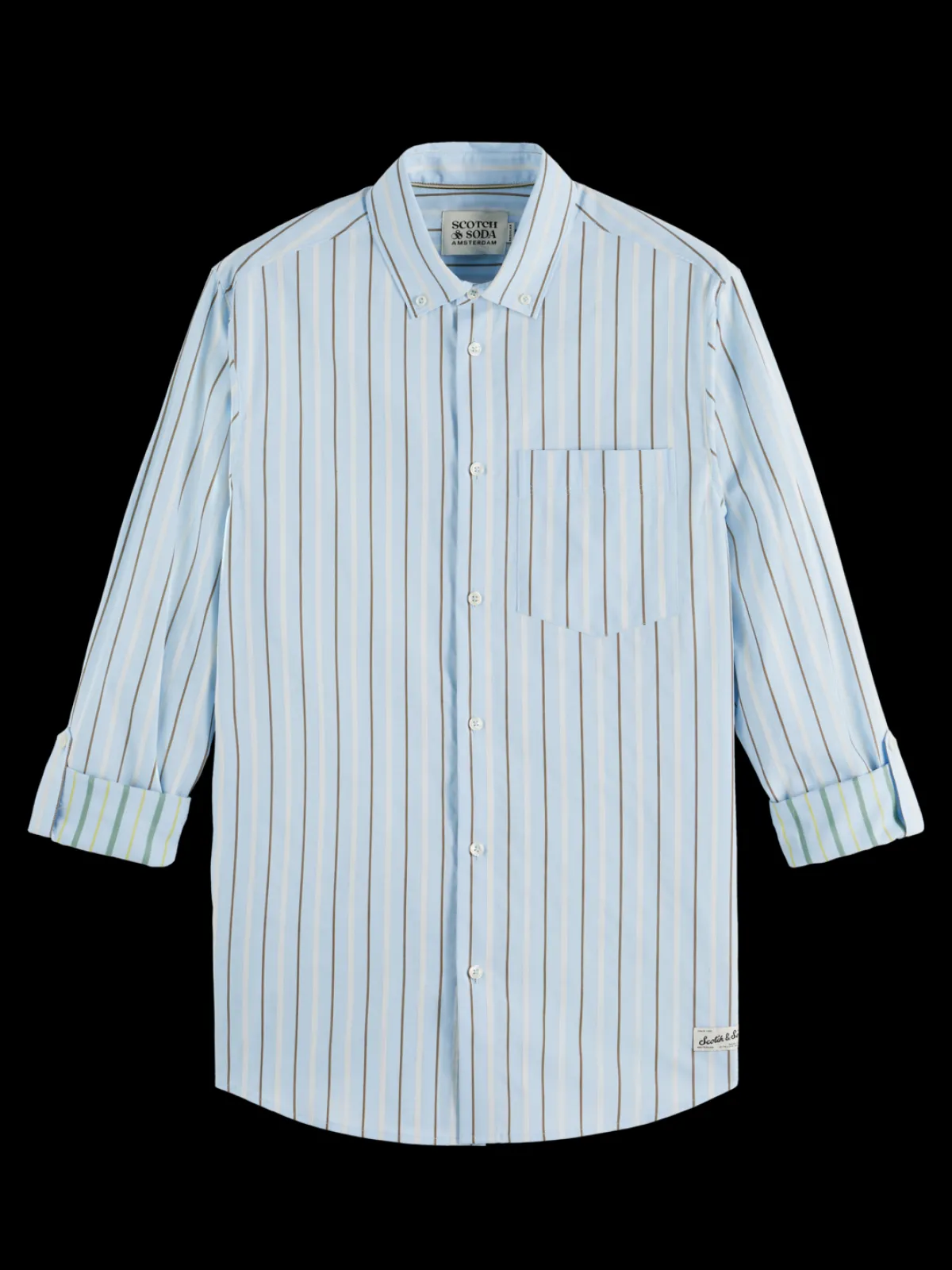 Fashion Regular fit dobby stripe shirt Shirts