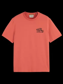 Clearance Regular fit front back artwork t-shirt T-shirts & Polo Shirts