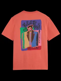 Clearance Regular fit front back artwork t-shirt T-shirts & Polo Shirts