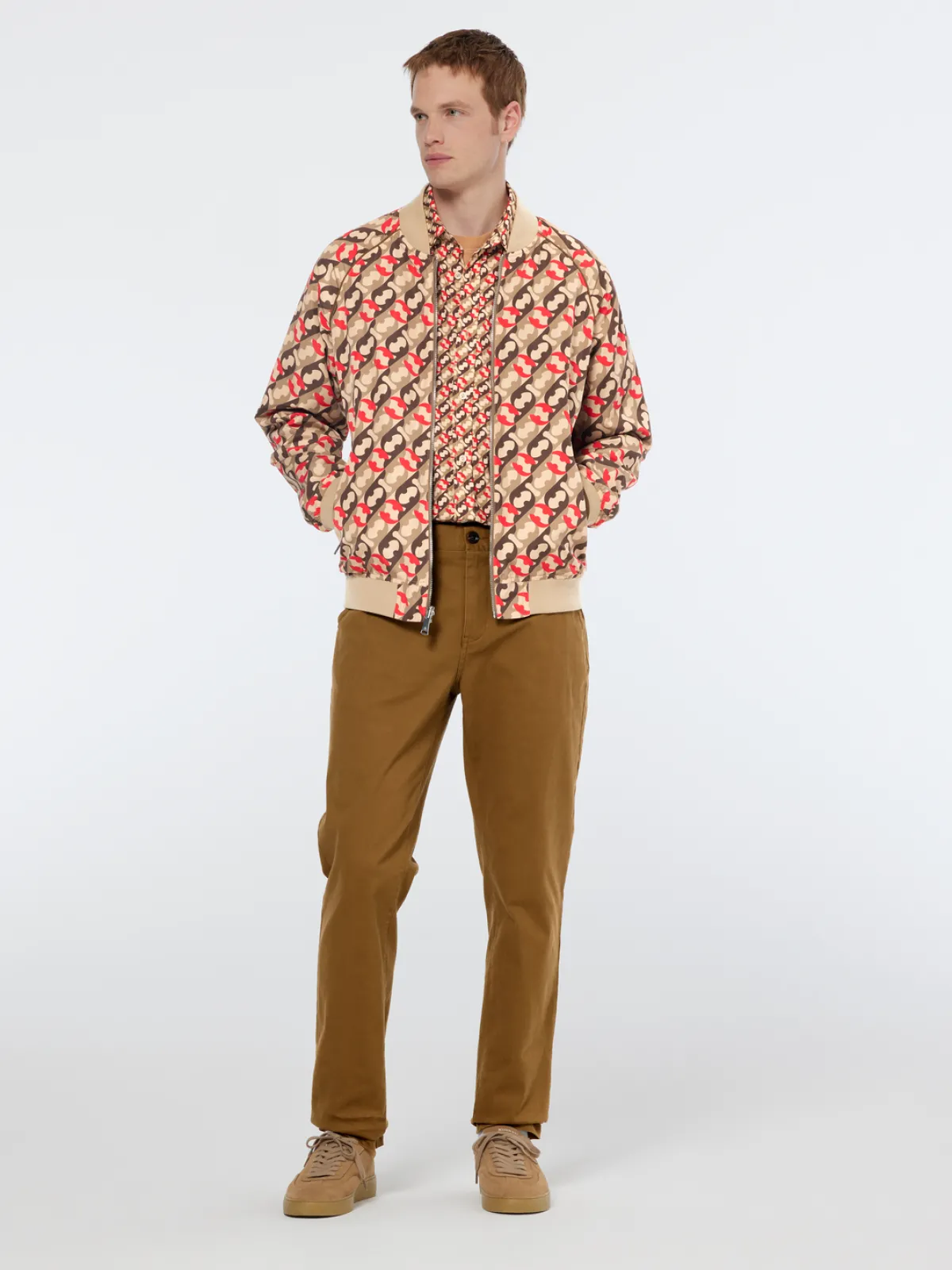 Fashion Regular fit geo-print shirt Shirts
