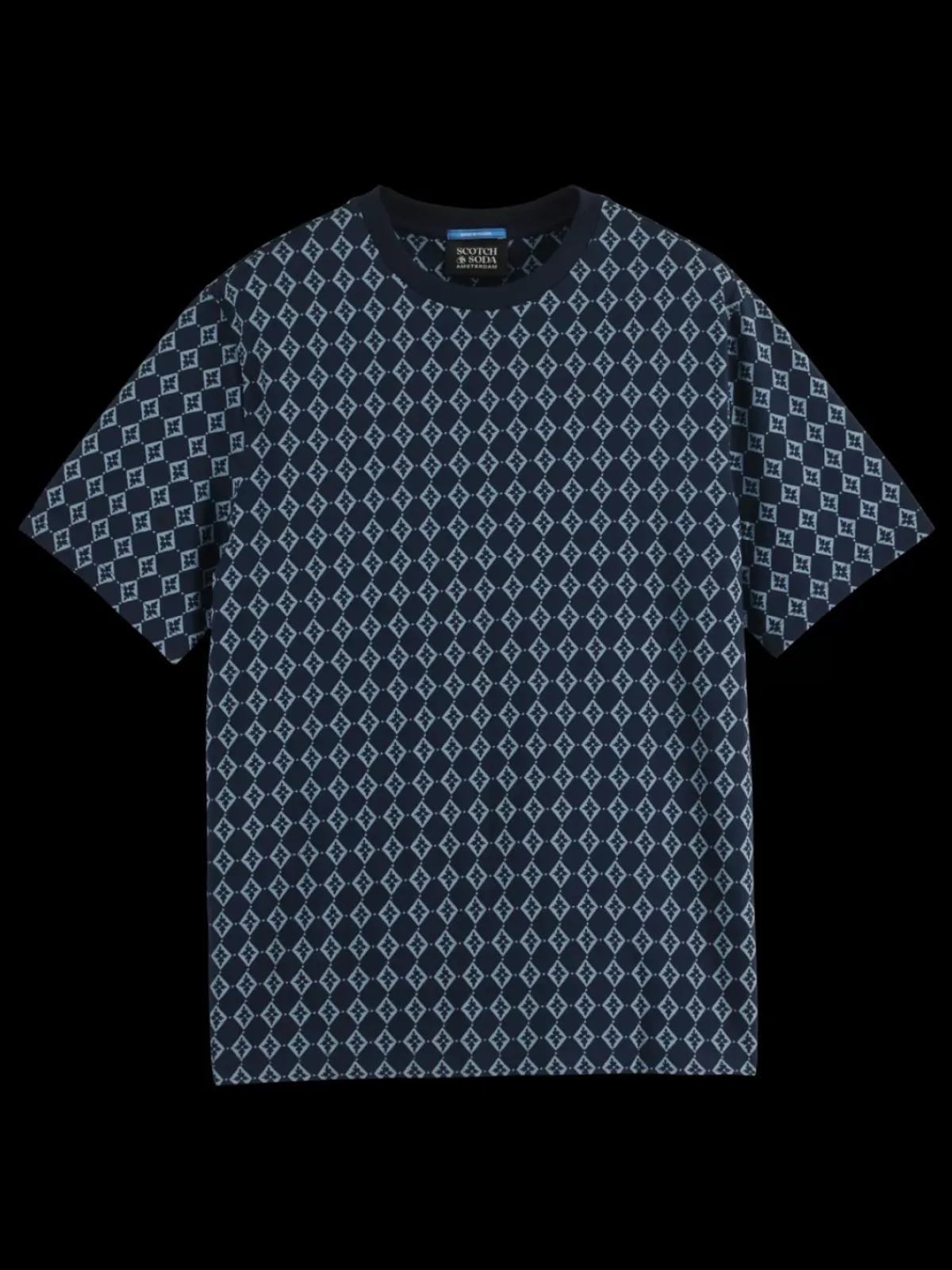 New Regular fit mini all over print t-shirt T-shirts & Polo Shirts
