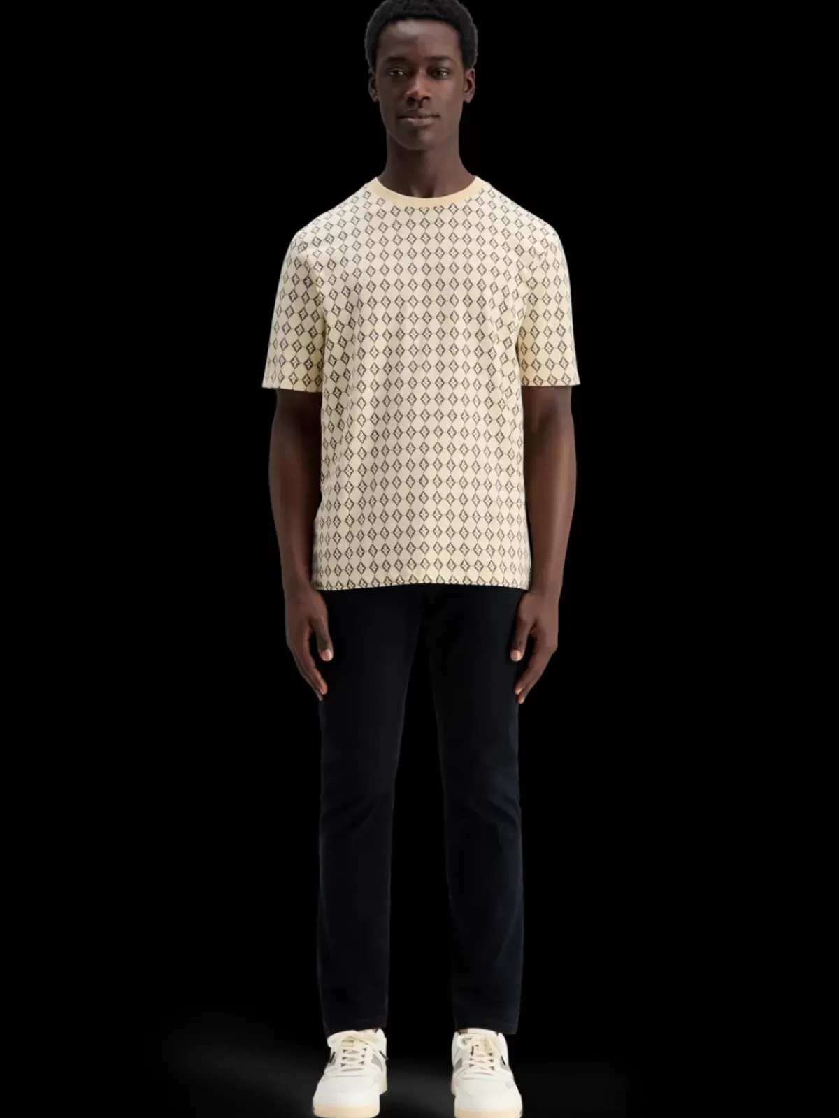 New Regular fit mini all over print t-shirt T-shirts & Polo Shirts