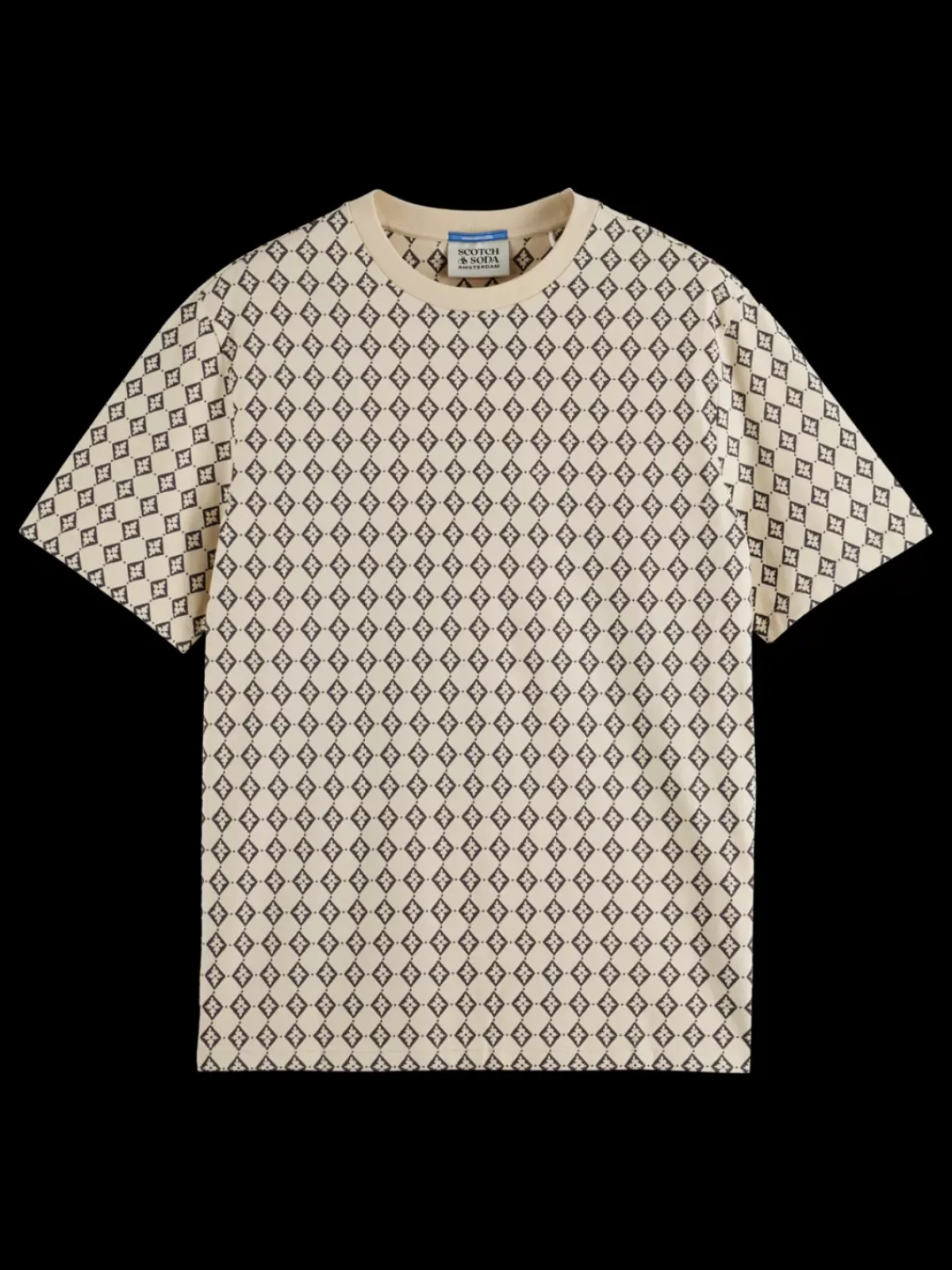New Regular fit mini all over print t-shirt T-shirts & Polo Shirts