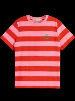 Hot REGULAR FIT STRIPED ORGANIC COTTON T-SHIRT Women Tops & T-shirts