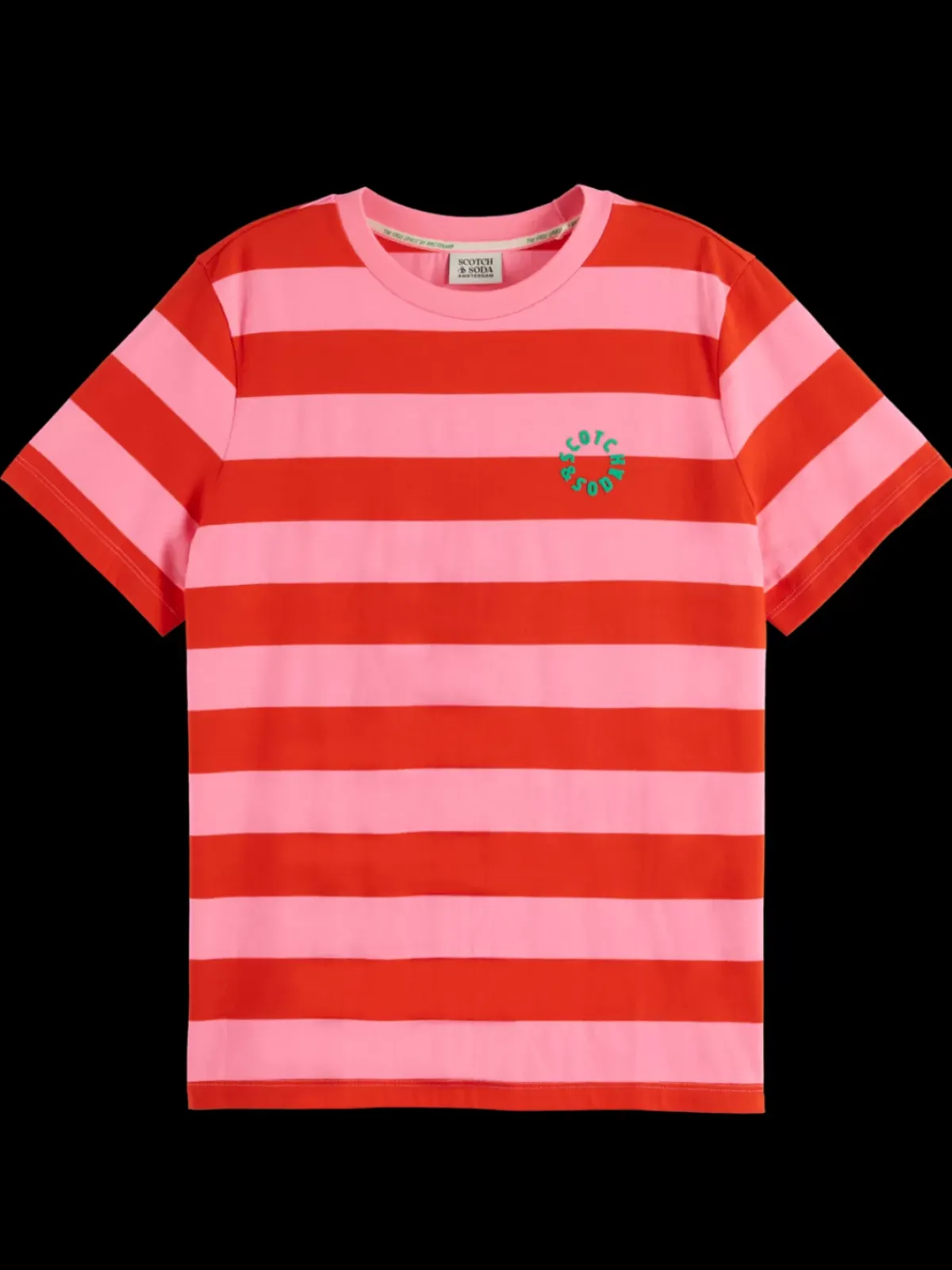 Hot REGULAR FIT STRIPED ORGANIC COTTON T-SHIRT Women Tops & T-shirts