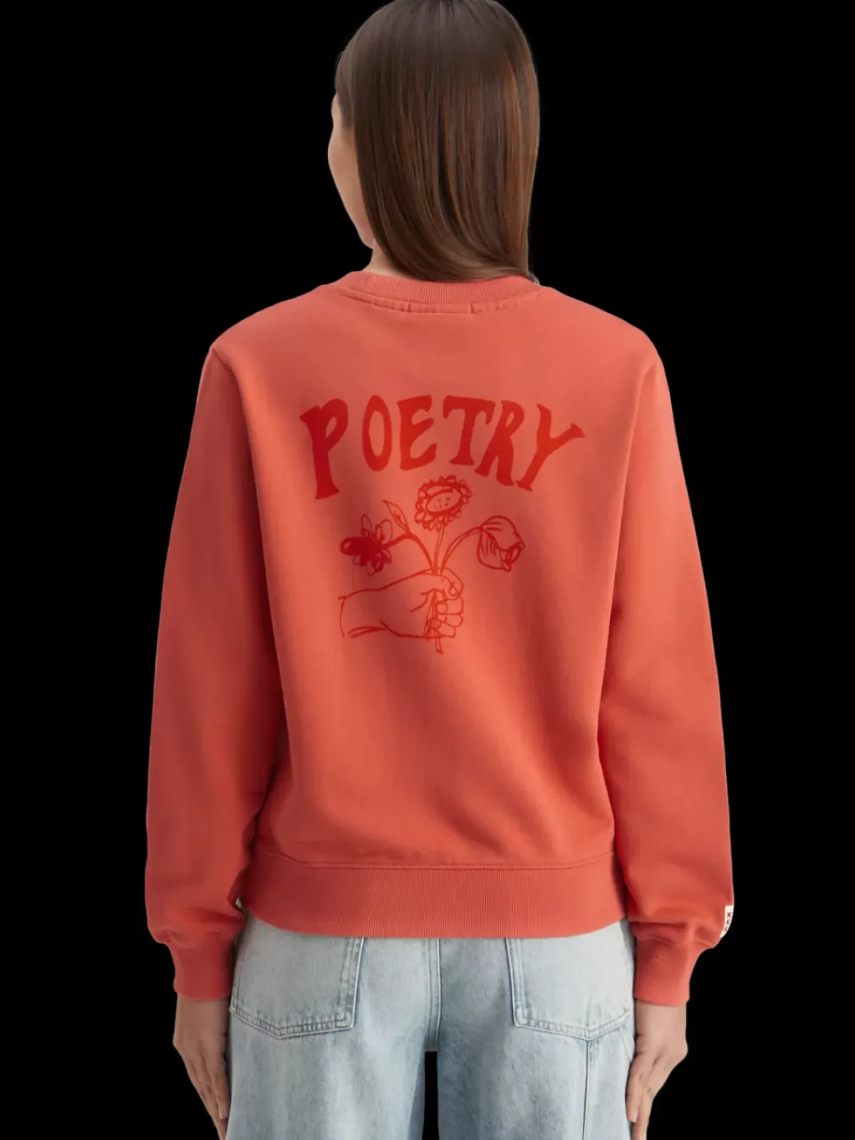 Best Regular fit sweatshirt with front and back artwork Women Sweatshirts & Hoodies