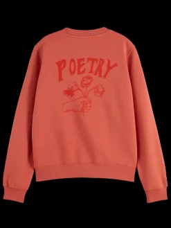 Best Regular fit sweatshirt with front and back artwork Women Sweatshirts & Hoodies