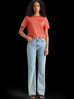 Discount Regular fit t-shirt with small chest artwork Women Tops & T-shirts