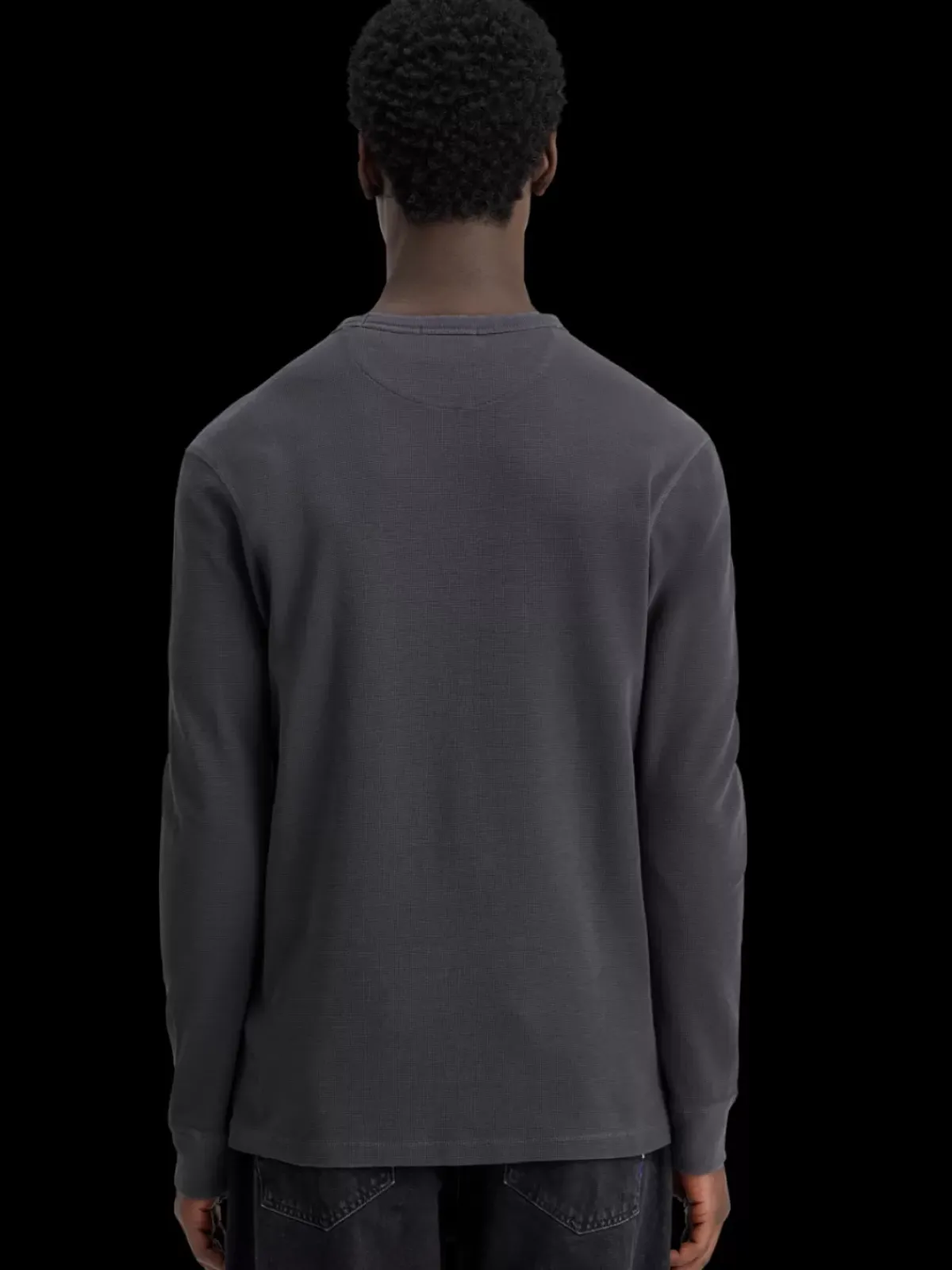 Sale Regular fit waffle t-shirt ls T-shirts & Polo Shirts