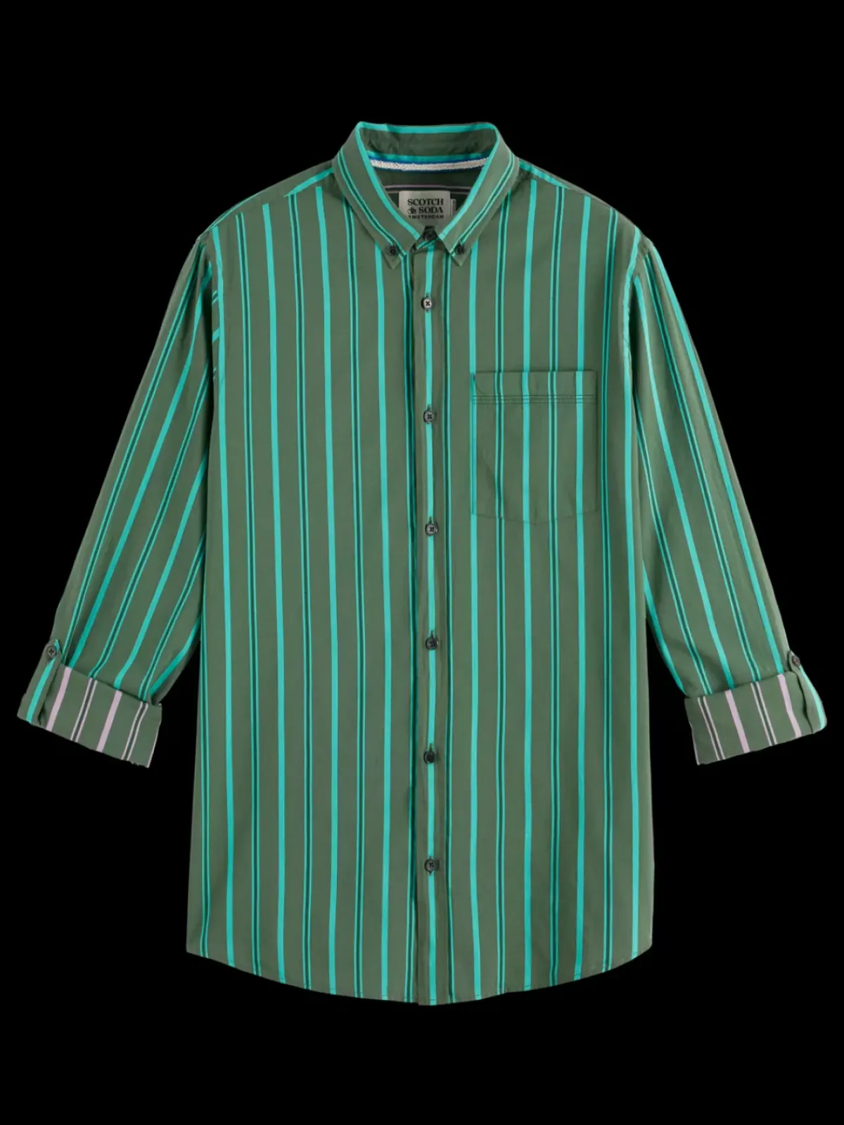 Sale REGULAR FIT YARN DYE STRIPE SHIRT Shirts