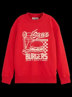 Fashion REGULAR-FIT ARTWORK CREWNECK Kids/BOY Sweatshirts & Hoodies