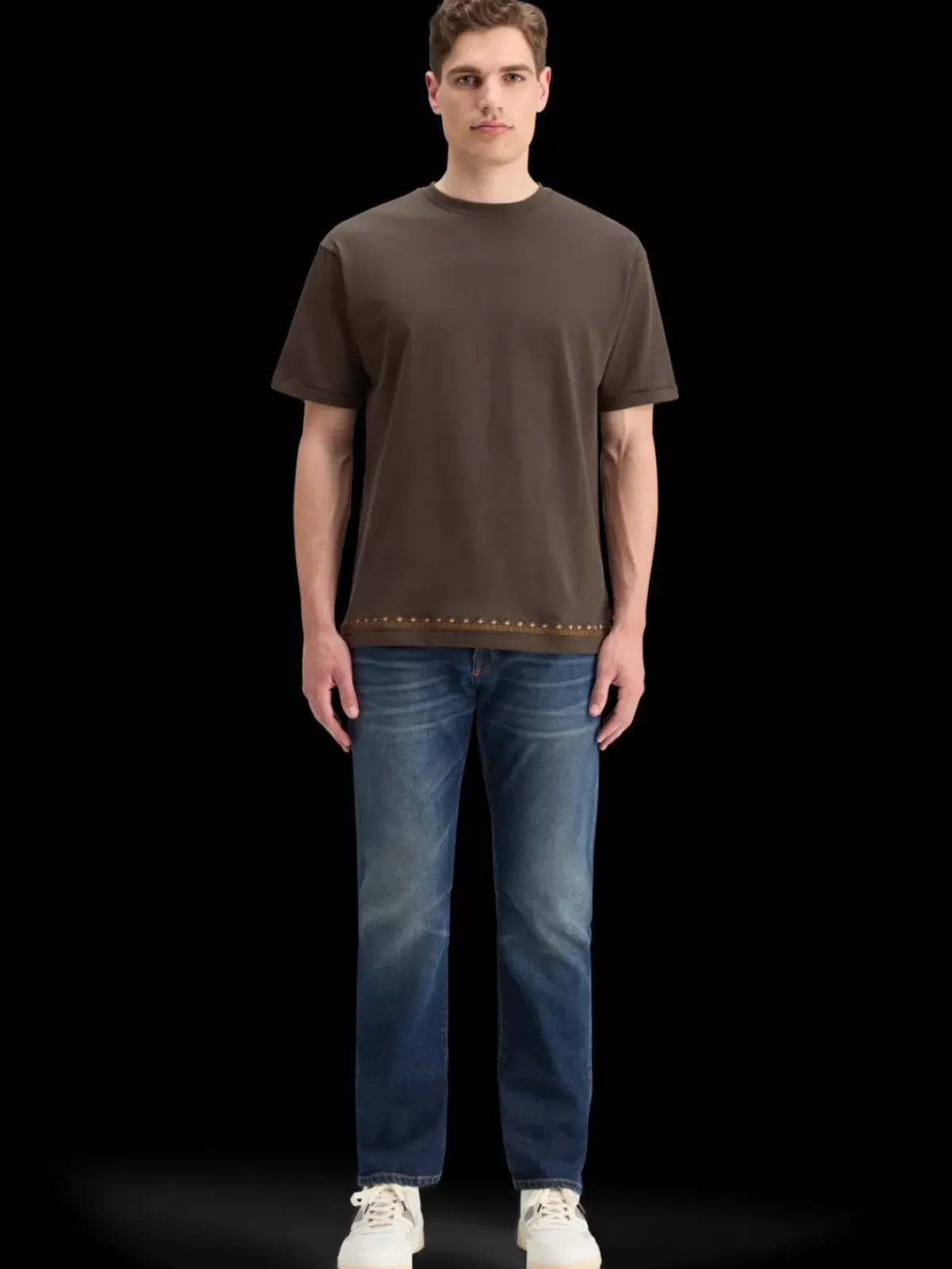 Best RELAXED FIT EMBROIDERY T-SHIRT T-shirts & Polo Shirts