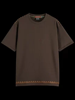 Best RELAXED FIT EMBROIDERY T-SHIRT T-shirts & Polo Shirts