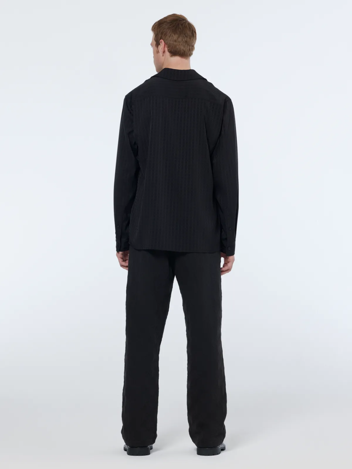 Best Relaxed fit jacquard sateen shirt Shirts
