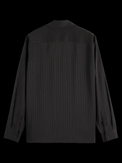 Best Relaxed fit jacquard sateen shirt Shirts