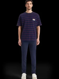 Outlet Relaxed fit jacquard t-shirt T-shirts & Polo Shirts