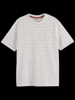 Best RELAXED FIT LUREX STRIPE T-SHIRT Women Tops & T-shirts