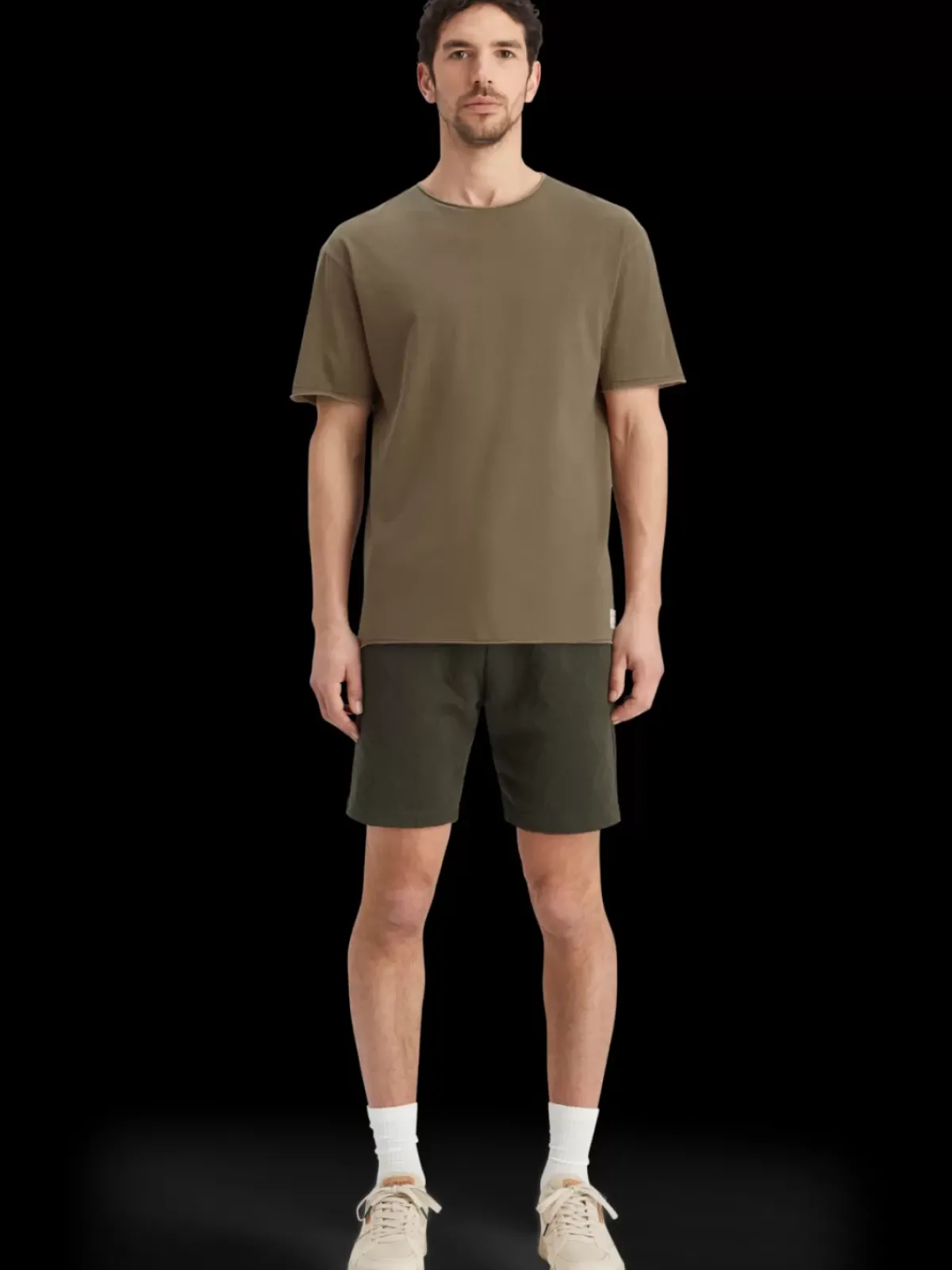 Fashion Relaxed fit raw edge t-shirt T-shirts & Polo Shirts