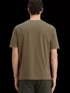Fashion Relaxed fit raw edge t-shirt T-shirts & Polo Shirts