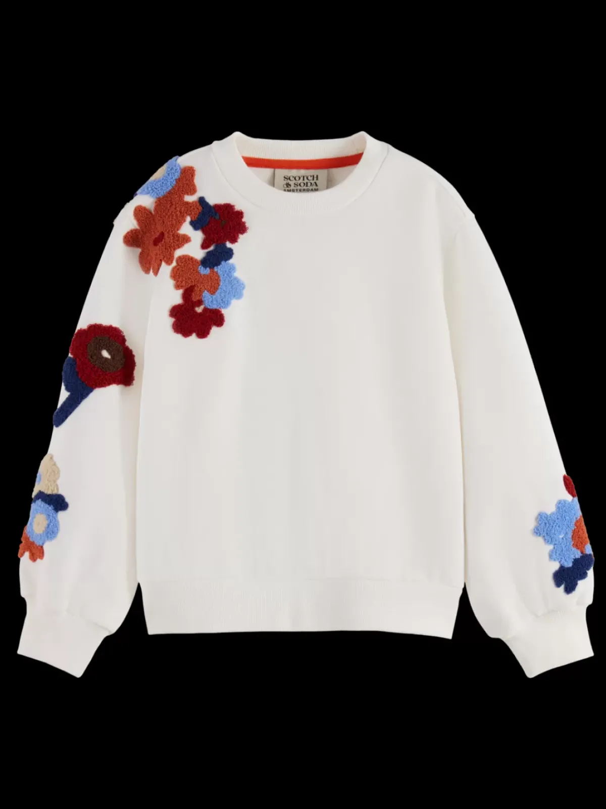 Sale RELAXED-FIT EMBROIDERED CREWNECK Kids Sweatshirts & Hoodies