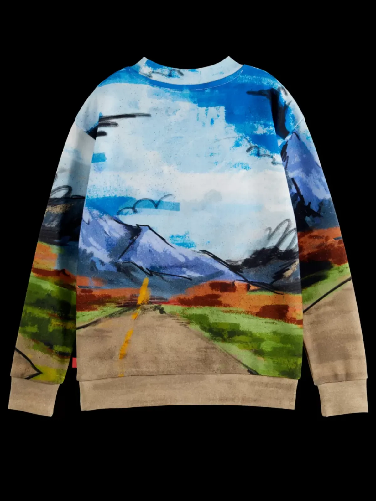 Fashion RELAXED-FIT PLACED ARTWORK SWEATSHIRT Kids/BOY Sweatshirts & Hoodies