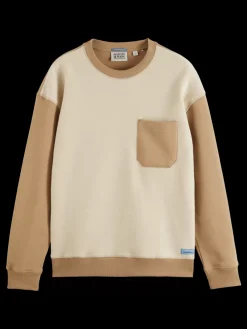 Online Reverse terry colourblock sweatshirt Sweatshirts & Hoodies