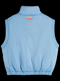 Hot REVERSIBLE CROPPED BODYWARMER Kids Jackets & Coats