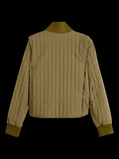 Outlet Reversible vertical quilt bomber Women Jackets & Coats