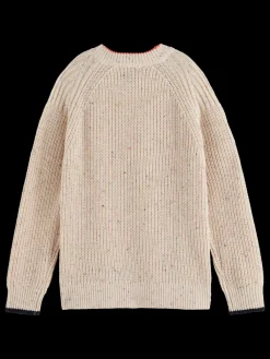 Outlet RIB KIT PULLOVER IN NEPS QUALITY Kids/BOY Knitwear