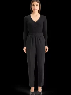New RIBBED FITTED PULLOVER Women Knitwear