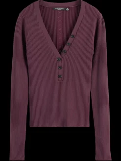 New RIBBED FITTED PULLOVER Women Knitwear