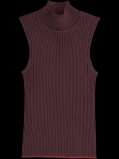 Clearance RIBBED KNITTED TANK Women Tops & T-shirts