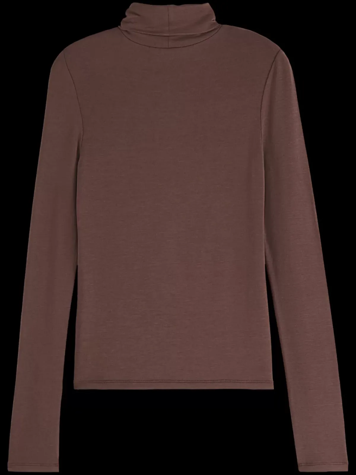 Clearance ROLL UP NECK LONG SLEEVE T-SHIRT Women Tops & T-shirts