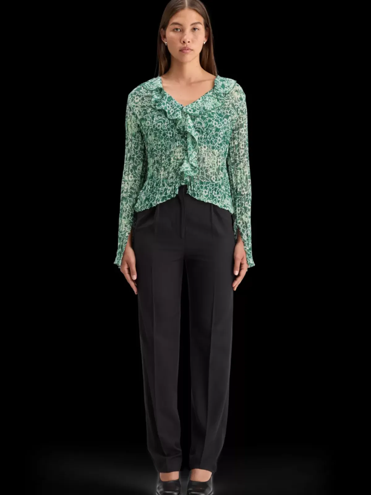 Outlet RUFFLED TOP Women Tops & T-shirts