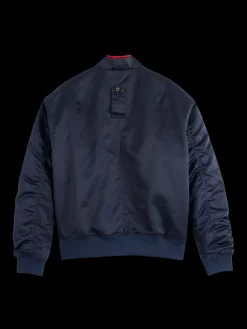 New SATIN BOMBER Jackets & Coats